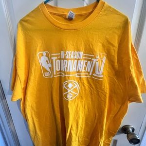 NBA Denver Nuggets In- Season Tournament Mens T-Shirt 100% cotton. Like New